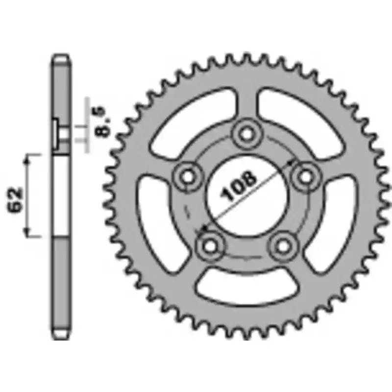 Couronne PBR acier standard 714 – 520 Nouvelle Collection
