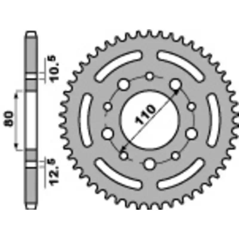 Couronne PBR acier standard 4350 – 525 Certifié