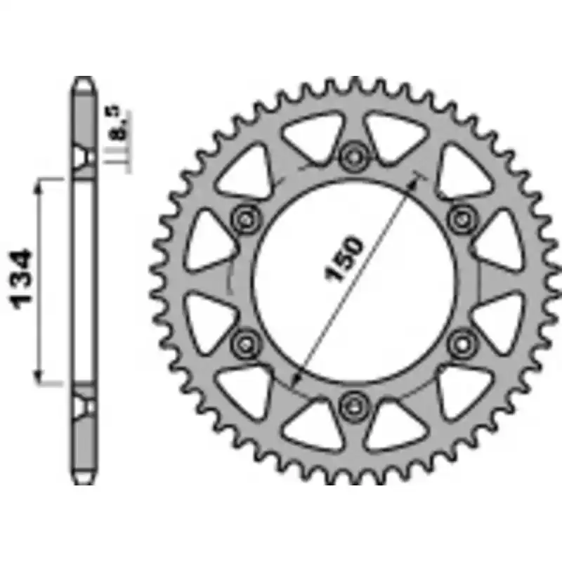 Couronne PBR acier standard 489 – 520 Satisfait Ou Remboursé