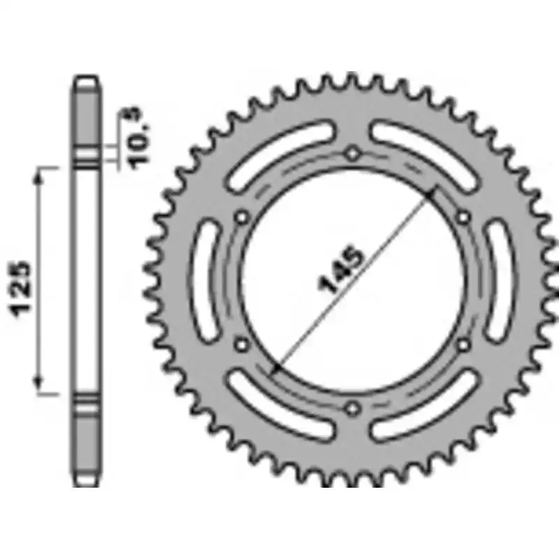 Couronne PBR acier standard 866 – 520 Produit De Marque