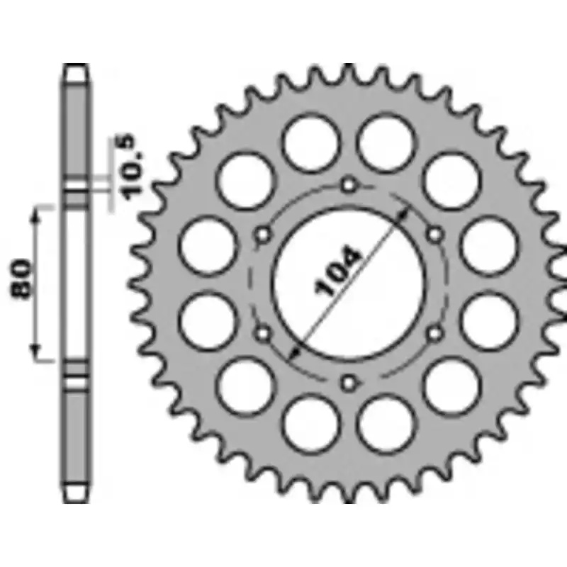 Couronne PBR acier standard 488 – 530 Certifié