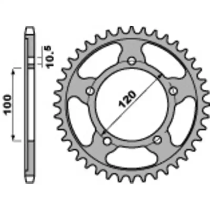 Satisfait Ou Remboursé Couronne PBR acier standard 4447 – 525