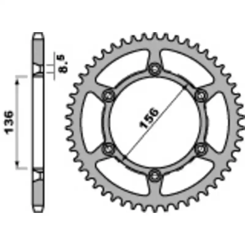 Couronne PBR acier standard 820 – 520 Expédié Aujourd&rsquo;hui