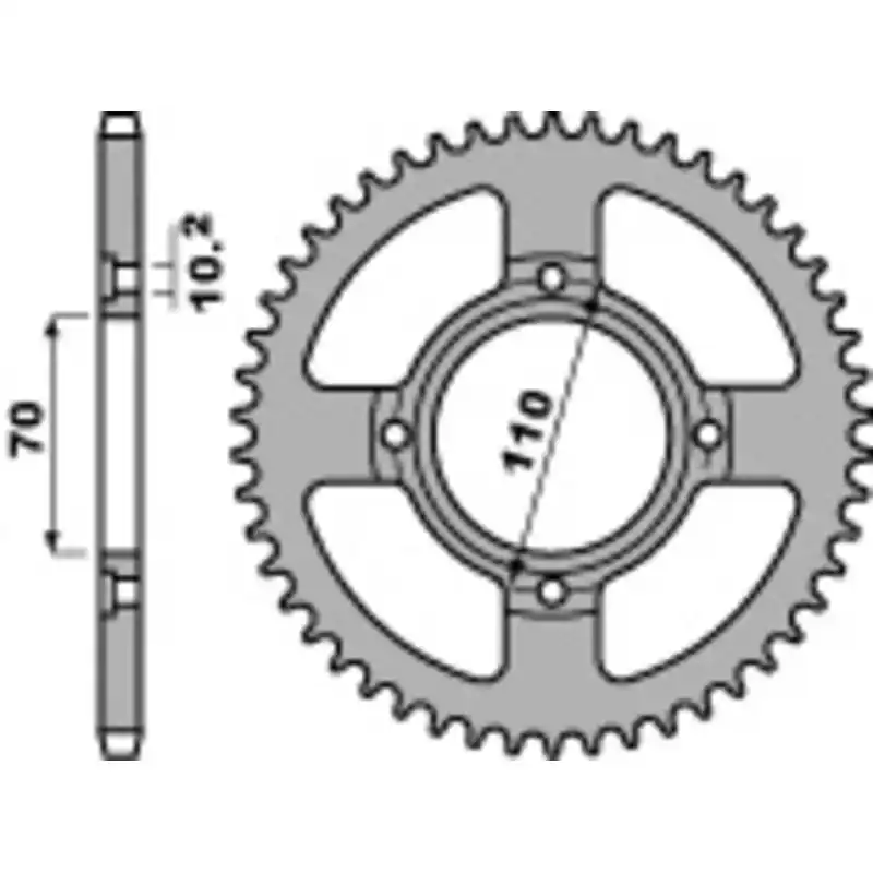 Couronne PBR acier standard 248 – 520 Meilleur Prix