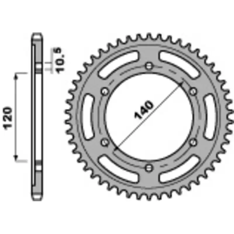 Soldes Couronne PBR acier standard 5301 – 525
