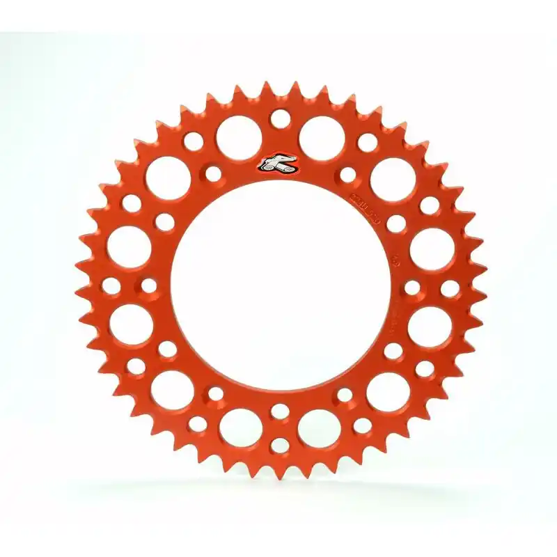 Couronne RENTHAL aluminium Ultra-Light anti-boue 224U – 520 Must-Have