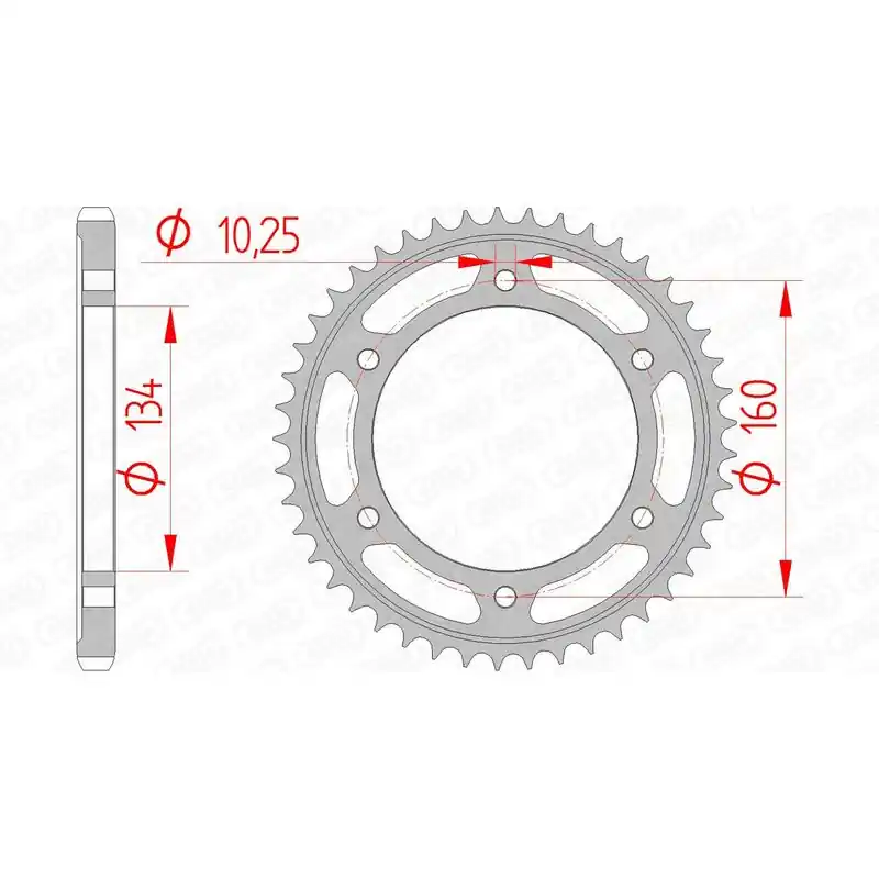 Offre Spéciale Couronne AFAM acier standard 10617 - 525