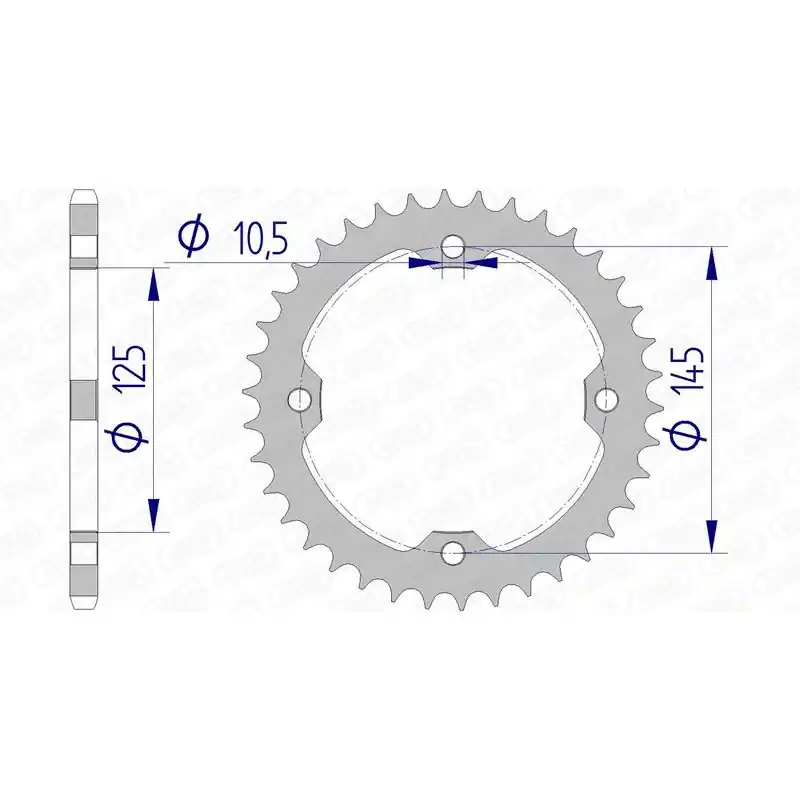 Acheter En Ligne Couronne AFAM aluminium 13407 – 520