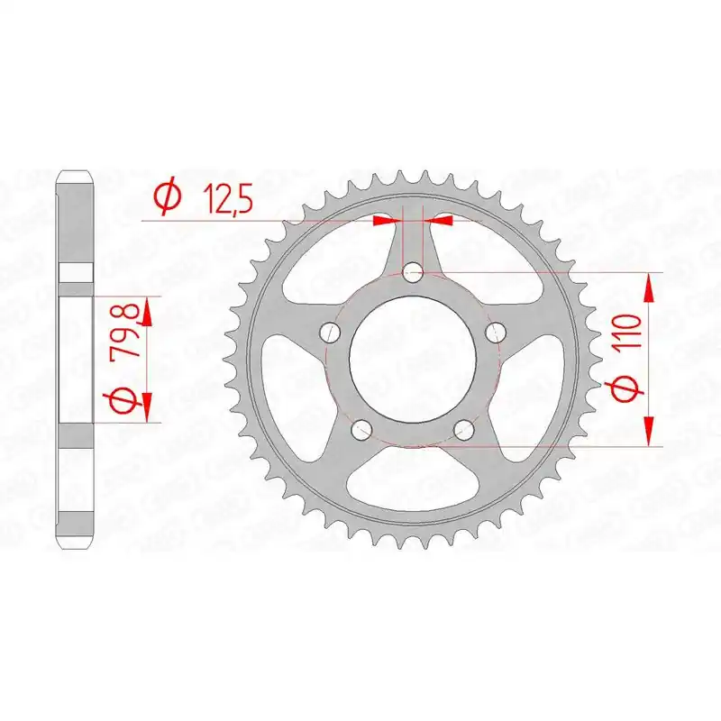 Certifié Couronne AFAM acier standard 86600 - 530