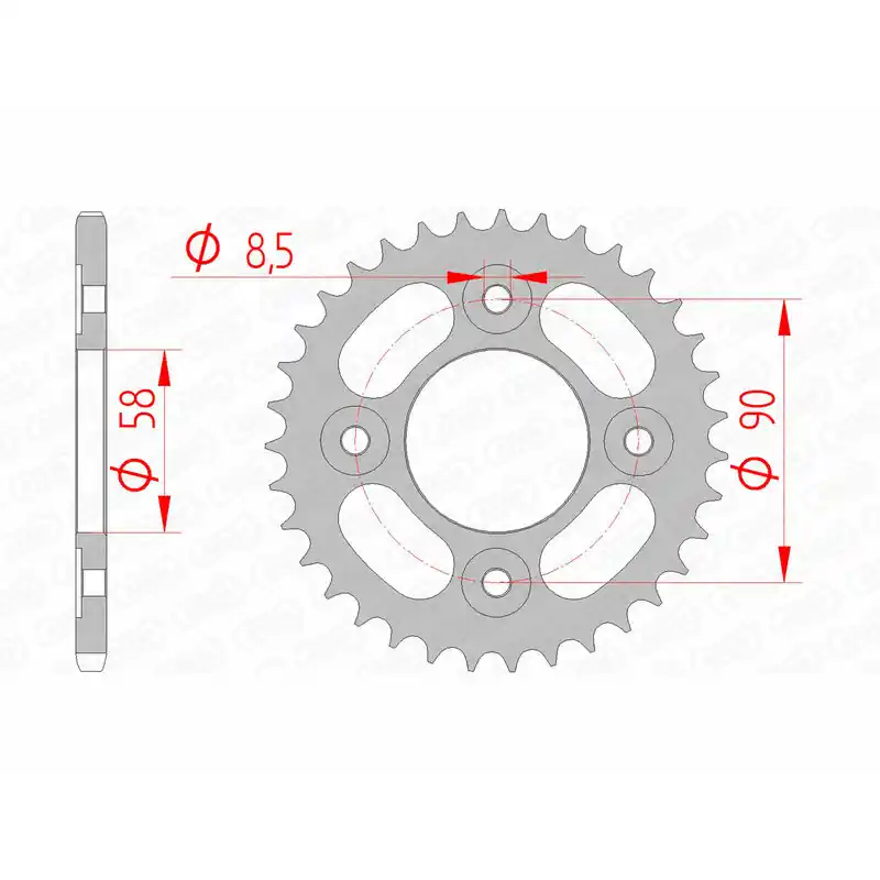 Achat Immédiat Couronne AFAM acier standard 10117 – 420