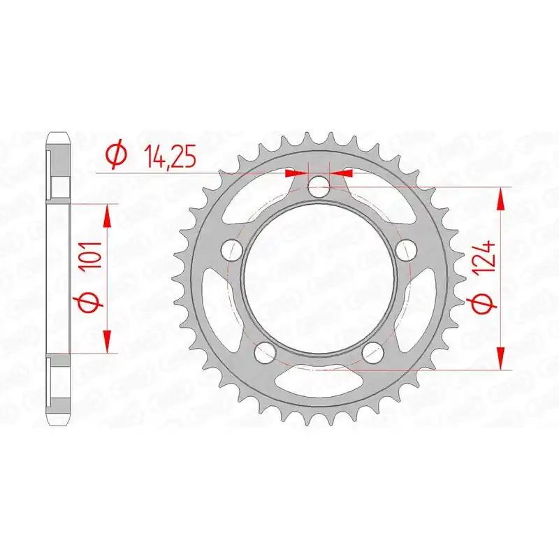 Couronne AFAM acier standard 71801 – 525 Soldes