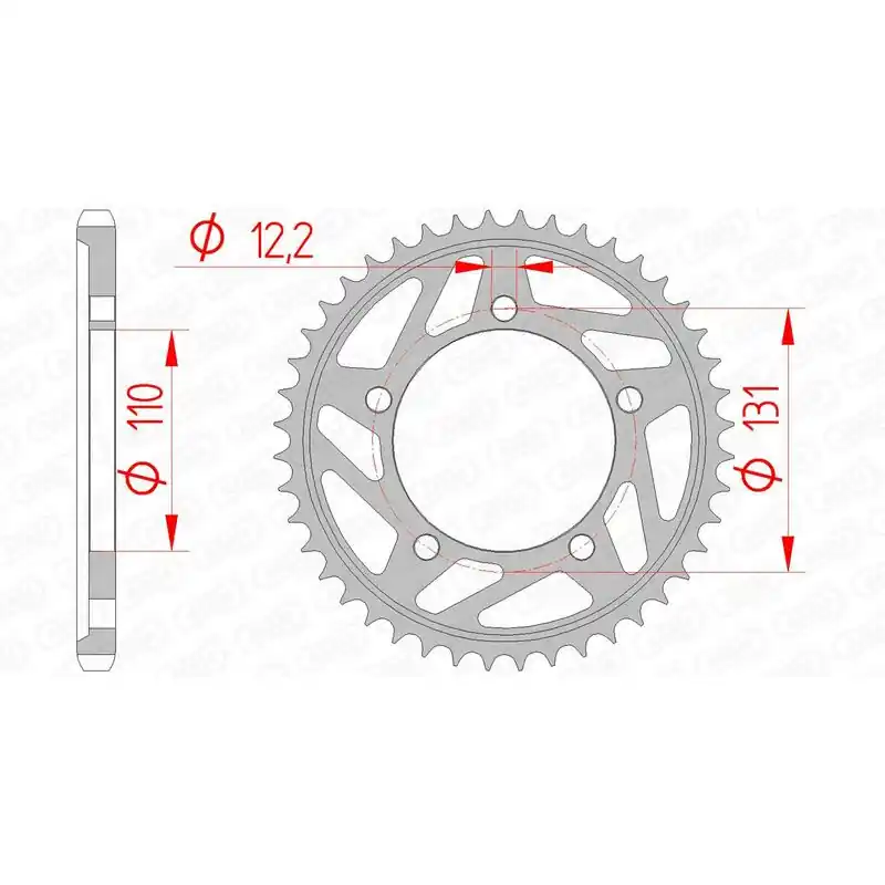 Soldes Couronne AFAM acier standard 164800 – 525