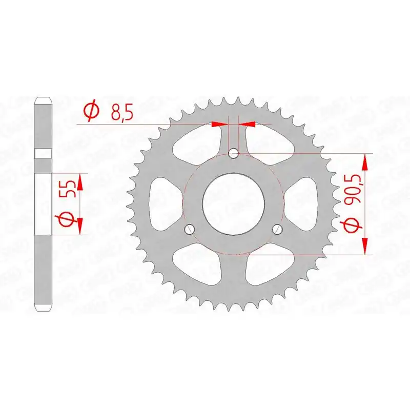 Soldes Couronne AFAM acier standard 80200 – 428