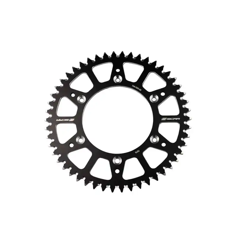 Couronne SCAR aluminium ultra-light anti-boue SRS130 – 520 Must-Have