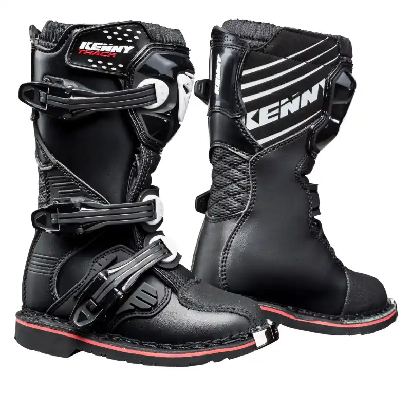Jusqu&rsquo;à Épuisement Des Stocks Bottes Cross KENNY TRACK Junior Noir
