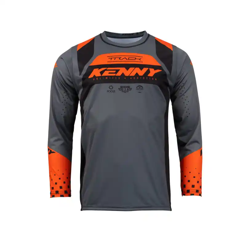 Offre Exclusive Maillot Cross KENNY TRACK FOCUS Enfant Orange Noir