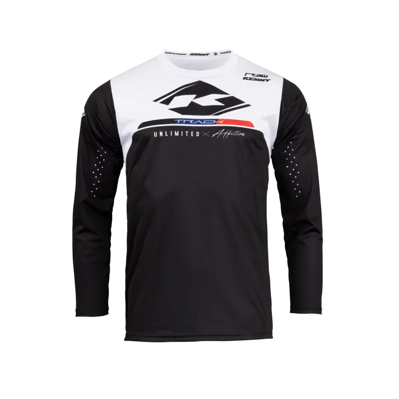 Pas Cher Maillot Cross KENNY TRACK RAW Enfant Noir