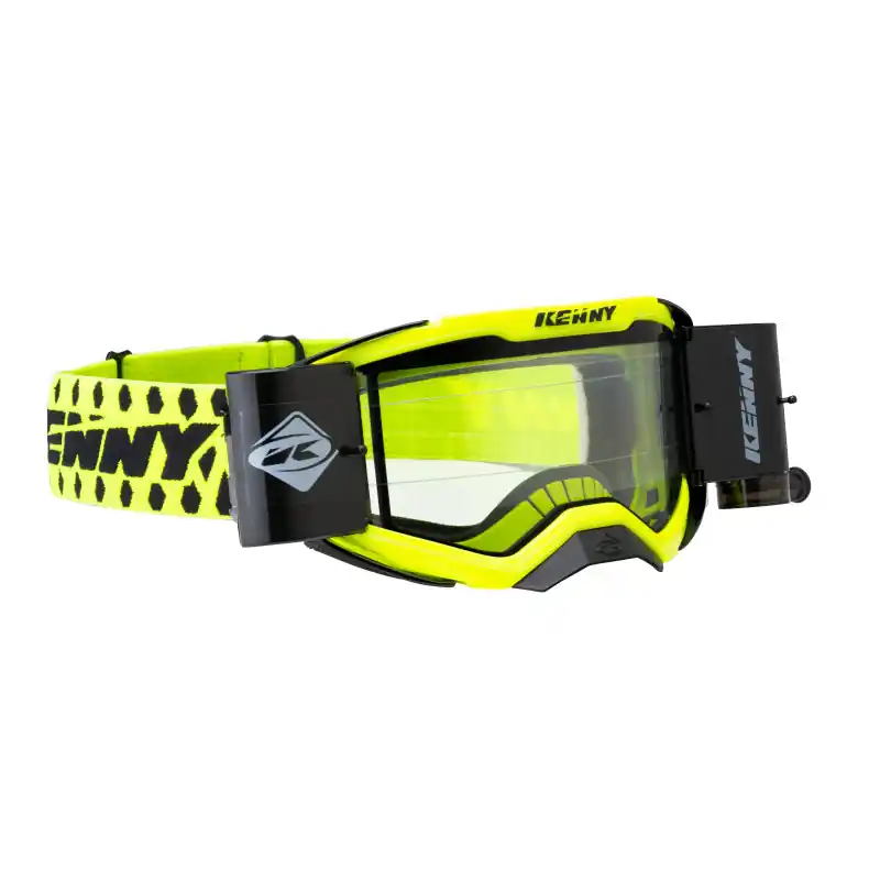 Masque Cross KENNY PERFORMANCE LEVEL 4 Jaune Fluo Top Vente