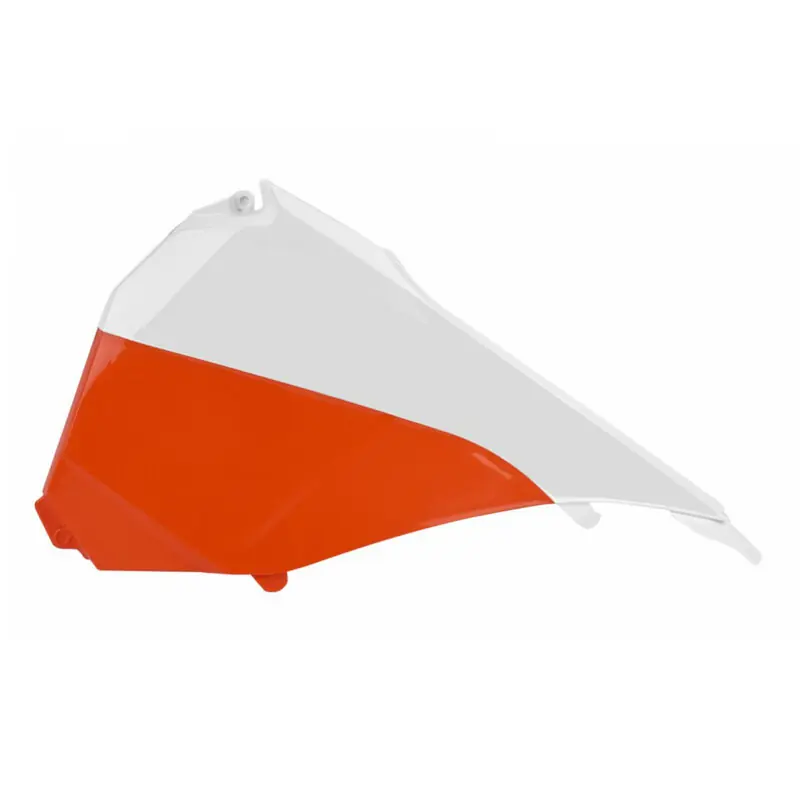 Authentique Caches boîte à air POLISPORT couleur origine 15 blanc/orange KTM SX/SX-F
