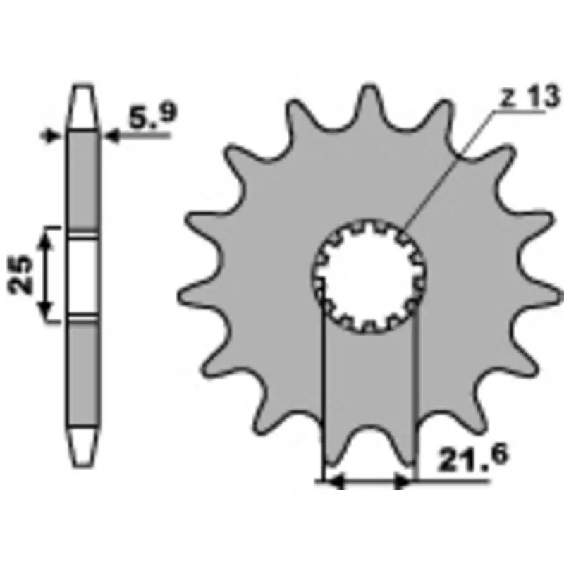 Pignon PBR acier standard 565 – 520 Haute Qualité