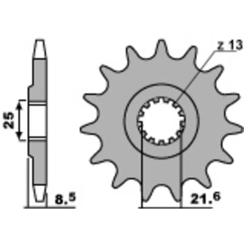Usine Directe Pignon PBR acier standard 2137 – 525