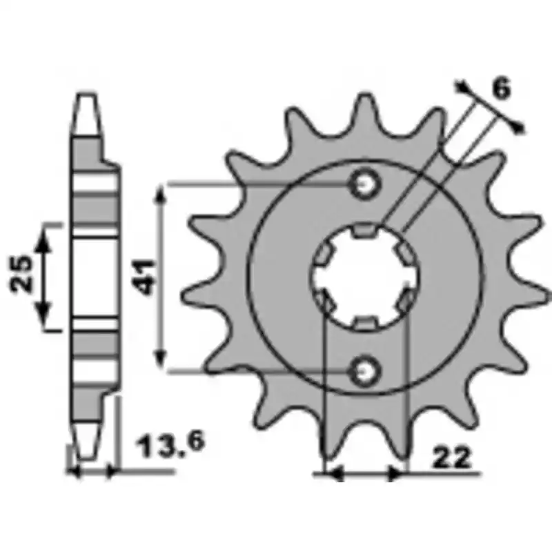 Dernière Chance Pignon PBR acier standard 293 – 525