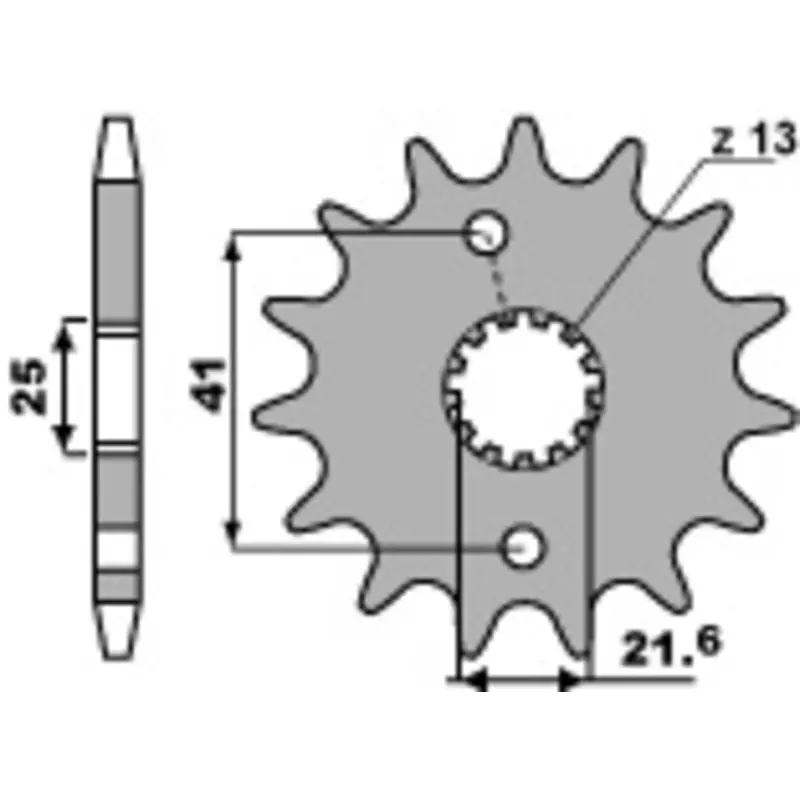 Haute Qualité Pignon PBR acier standard 438 – 520