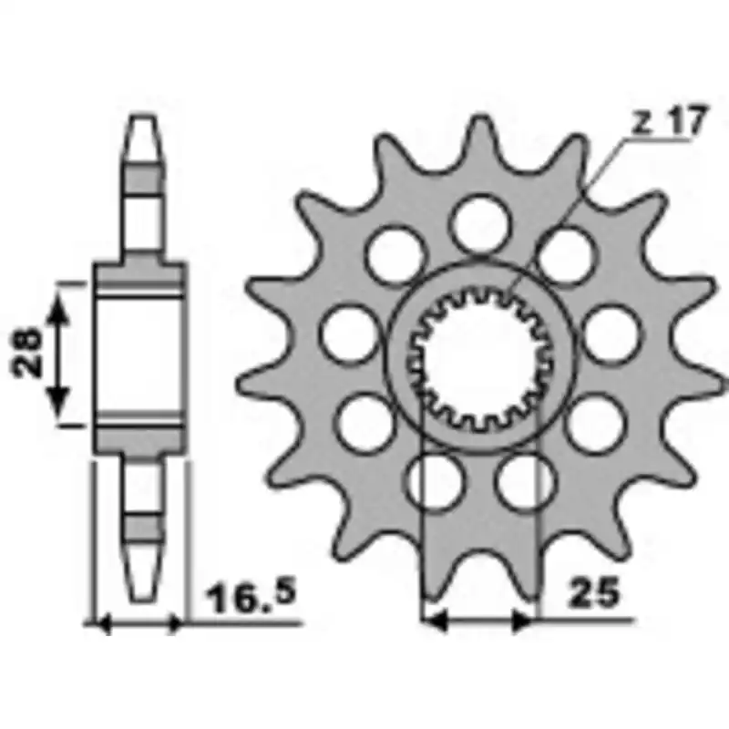 Bon Plan Pignon PBR acier standard 2309 – 525
