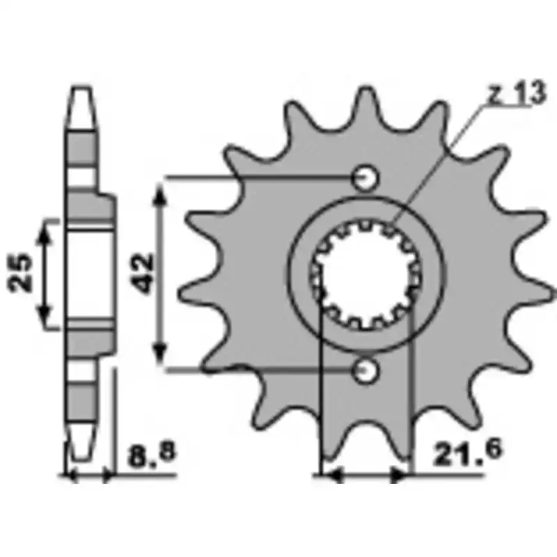 Dernière Chance Pignon PBR acier standard 523 – 520