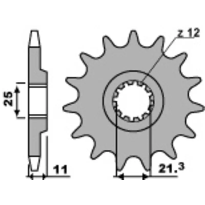 Retour Gratuit Pignon PBR acier standard 727 – 520