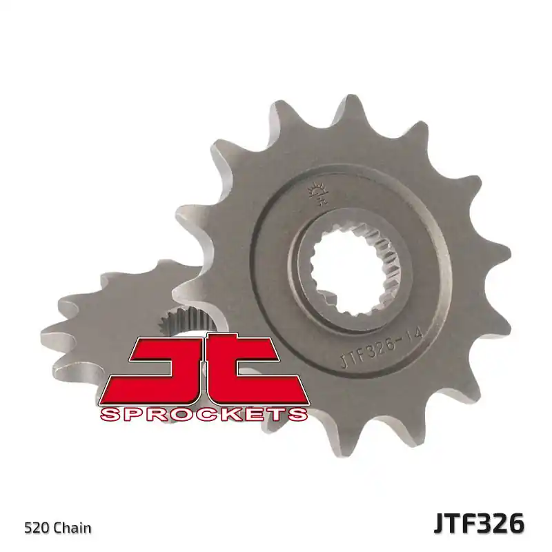 Pignon JT SPROCKETS acier standard 326 – 520 Réduction
