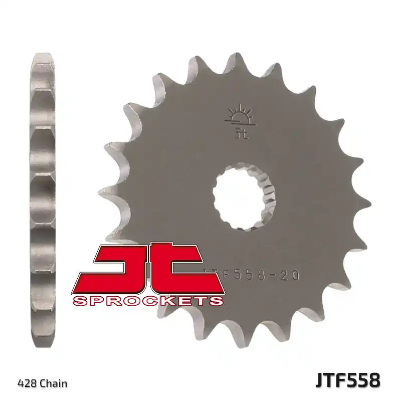 Pignon JT SPROCKETS acier standard 558 – 428 Soldes