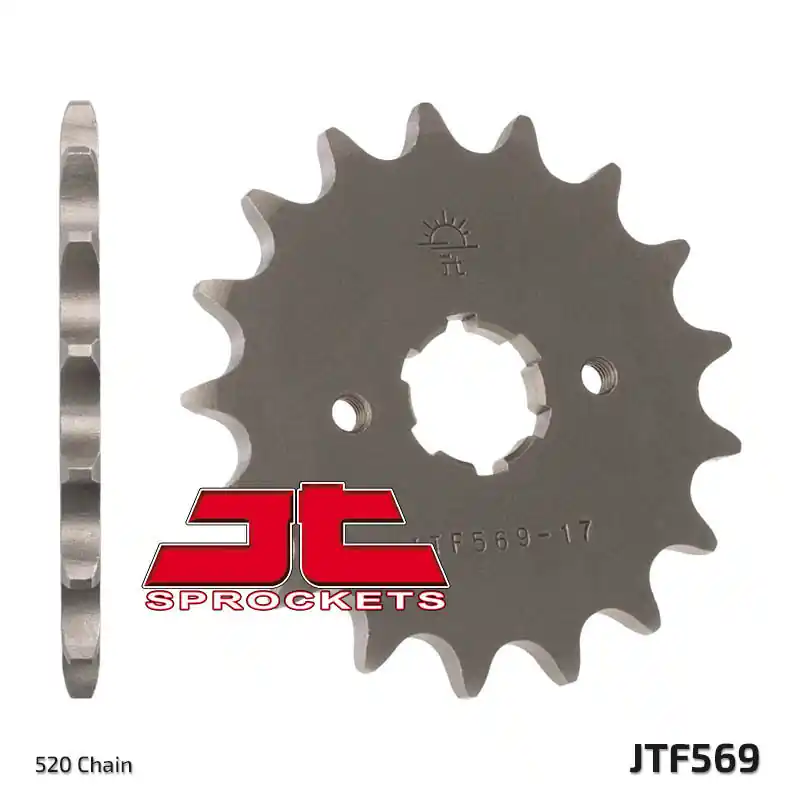 Pignon JT SPROCKETS acier standard 569 – 520 Solde