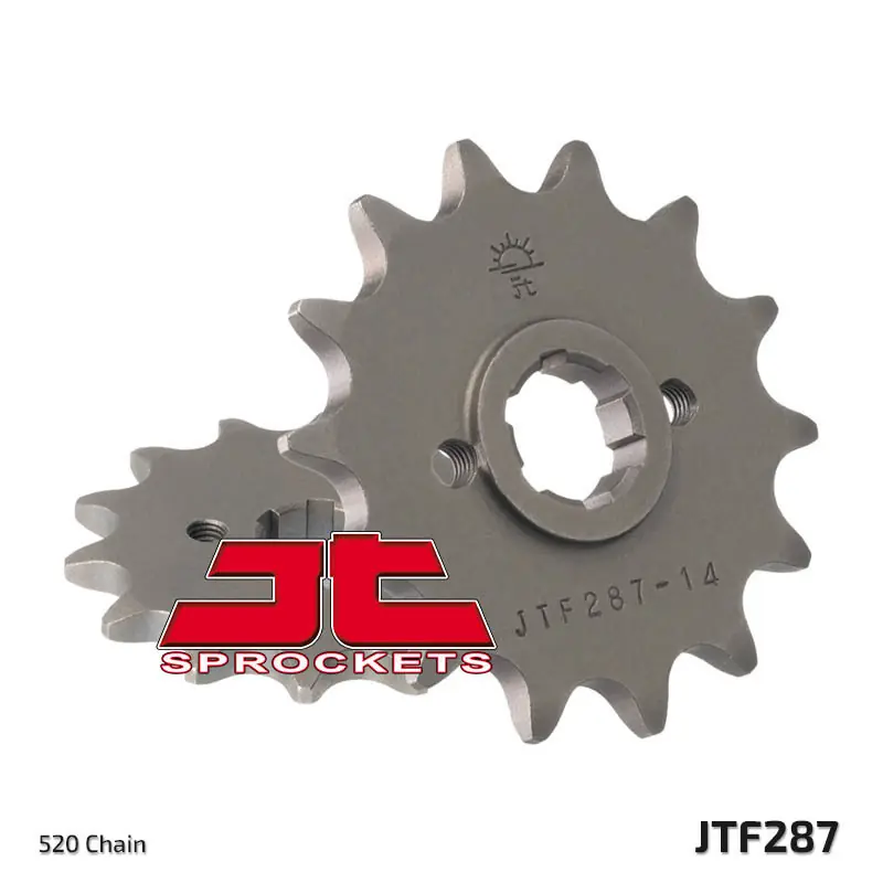 Pignon JT SPROCKETS acier standard 287 – 520 Nouvelle Collection