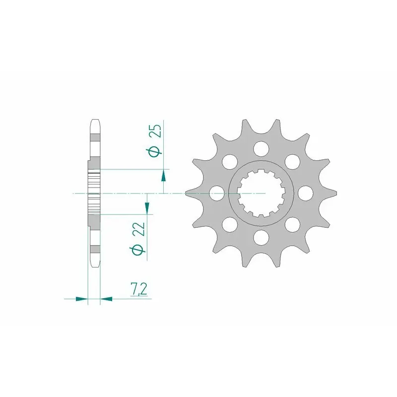 Top Vente Pignon AFAM acier standard 28404 – 520