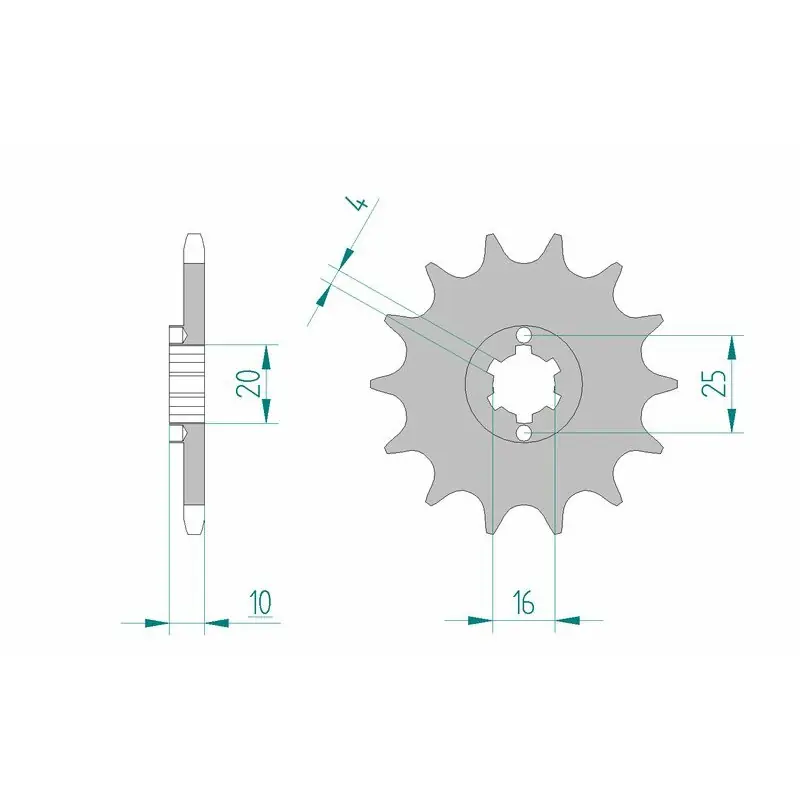 Usine Directe Pignon AFAM acier standard 64200 – 520