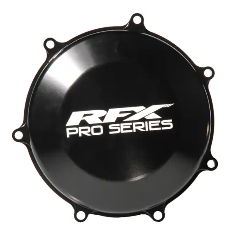 Meilleure Vente Couvre-carter d’embrayage (Anodisé dur Noir) RFX Pro- Kawasaki KXF450