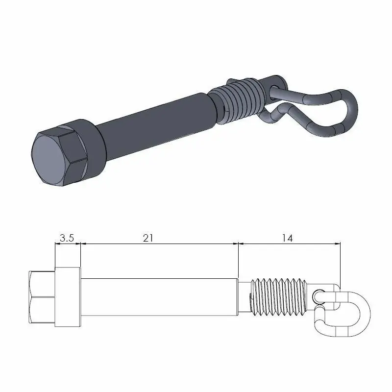 BRAKE PAD PIN Authentique