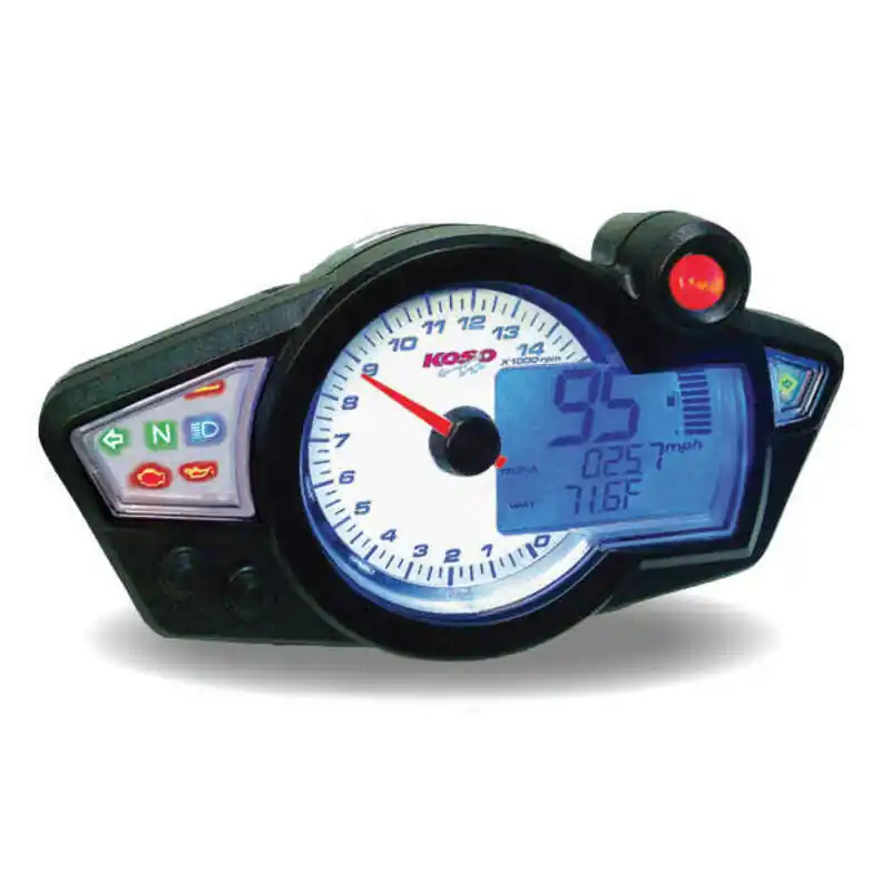 Promotion Compteur digital mutlifonctions KOSO RX1N GP Style fond blanc universel