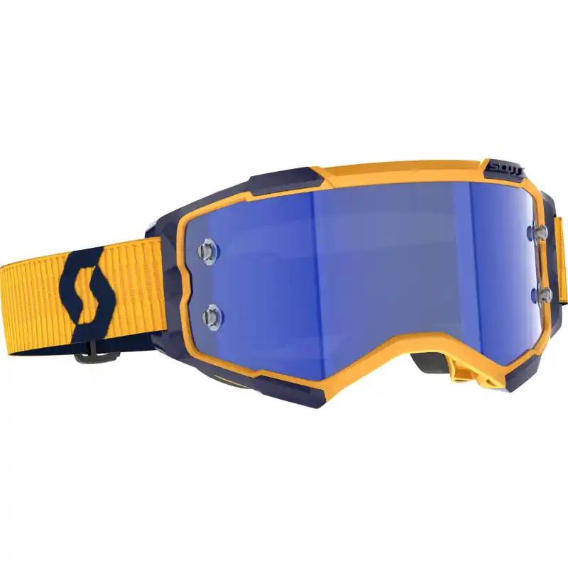 Masque SCOTT Fury Jaune Bleu Commander Vite
