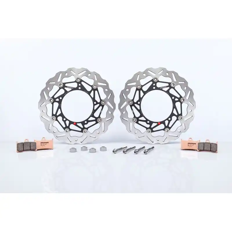 Nouvelle Collection Kit Disque de frein Oversize BRAKING Wave flottant – 320 OKWK12
