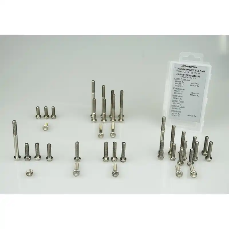 Quantité Limitée Kit vis moteur SCAR 39 vis titane