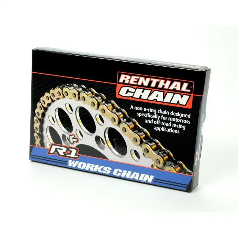 Chaîne de transmission RENTHAL 420 R1 Works 420 Haute Qualité