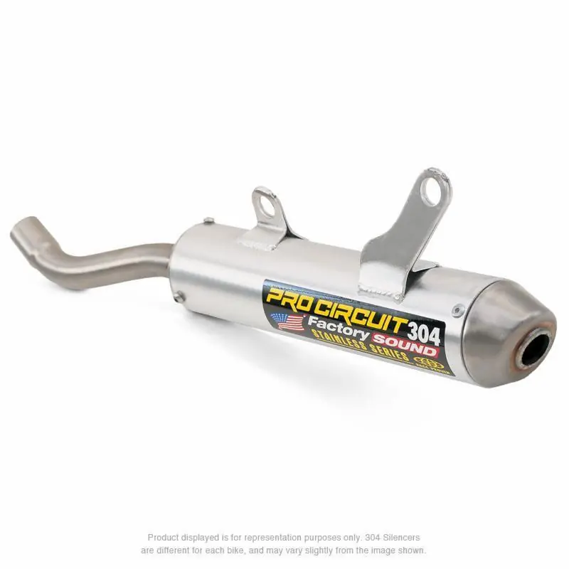 Offre Exclusive Silencieux PRO CIRCUIT 304 alu brossé/casquette inox Honda CR250R