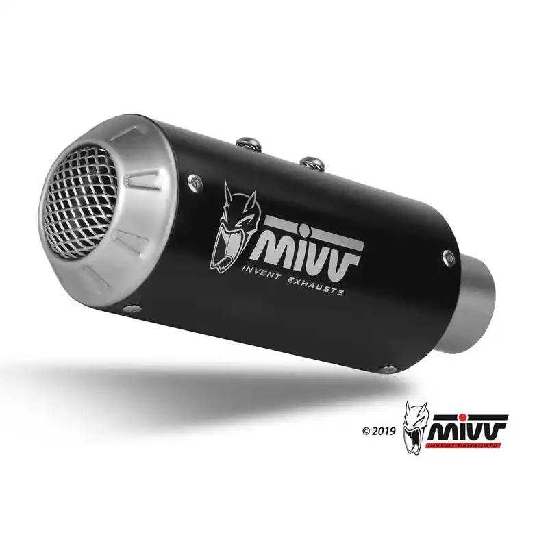 Dernier Modèle Silencieux MIVV MK3 Steel Black/casquette inox Yamaha MT-10