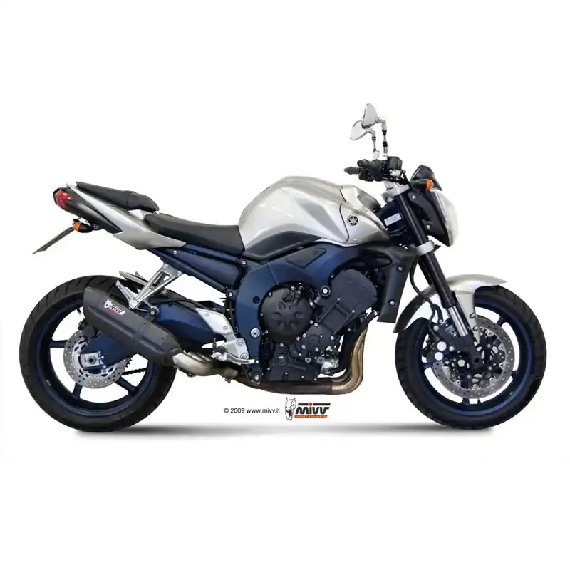 Offre Limitée Silencieux MIVV Suono inox brossé noir/casquette carbone Yamaha FZ1/FZ1 Fazer