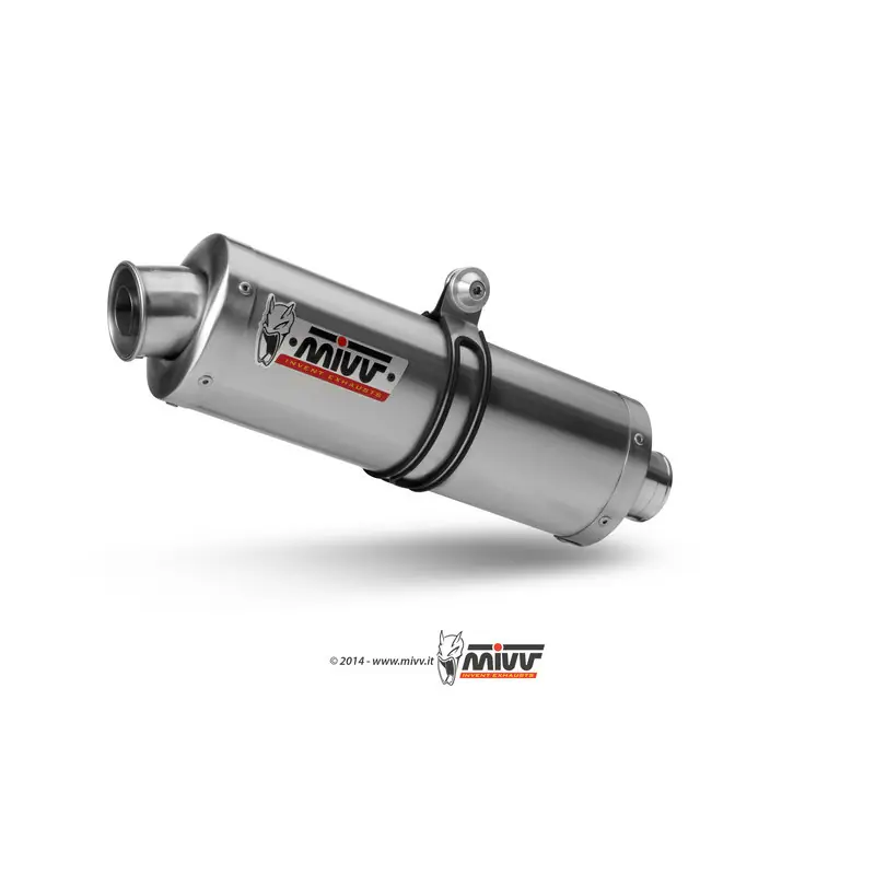 Haute Qualité Silencieux MIVV Oval Classic inox Suzuki GSF600 Bandit