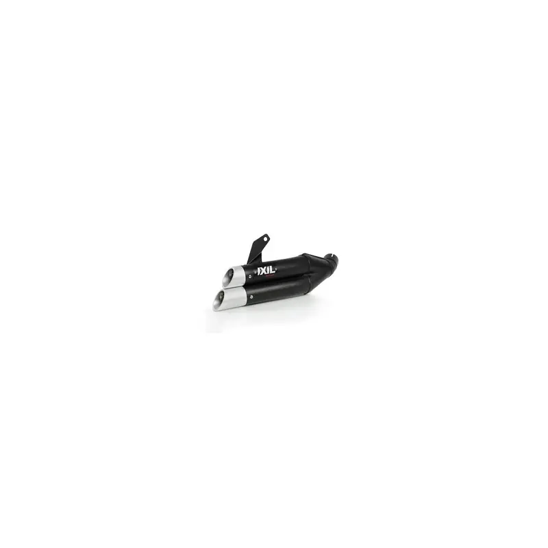 Offre Du Jour Silencieux IXIL Dual Hyperlow L3XB inox noir / alu – Kawasaki ER-6