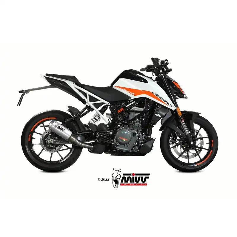 Acheter Direct Silencieux MIVV MK3 Slip-On acier inoxydable – KTM 125 / 390 Duke