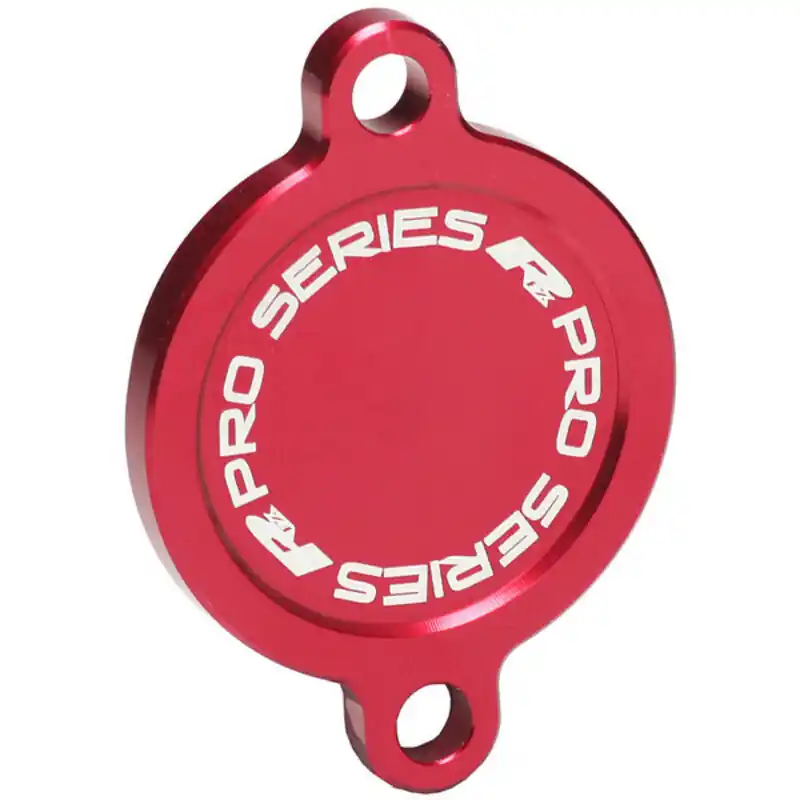 Couvercle de filtre à huile RFX Pro (Rouge) – Kawasaki KXF450 Réduction